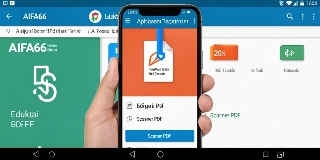 Antarmuka AIFA66 menampilkan fungsi Scanner PDF yang sederhana dan efisien.