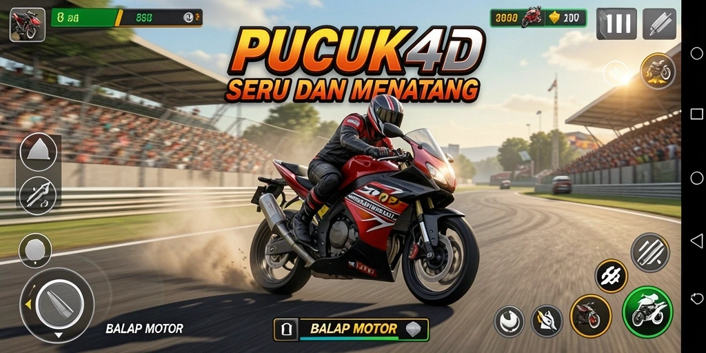 Tampilan antarmuka PUCUK4D yang modern dan menarik.