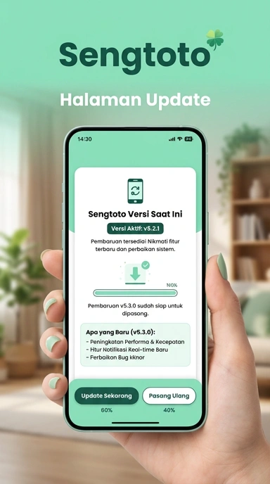 Tampilan riwayat versi sengtoto